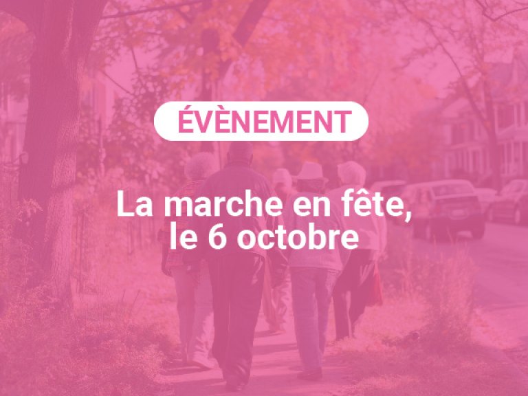 Visuel la marche en fête