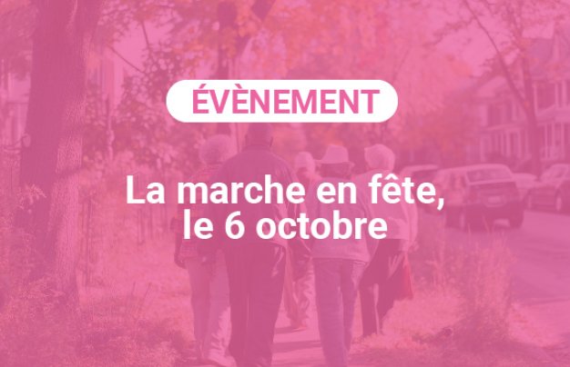 Visuel la marche en fête