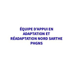 Logo équipe d'appui en adaptation et réadaptation nord sarthe PHGNS
